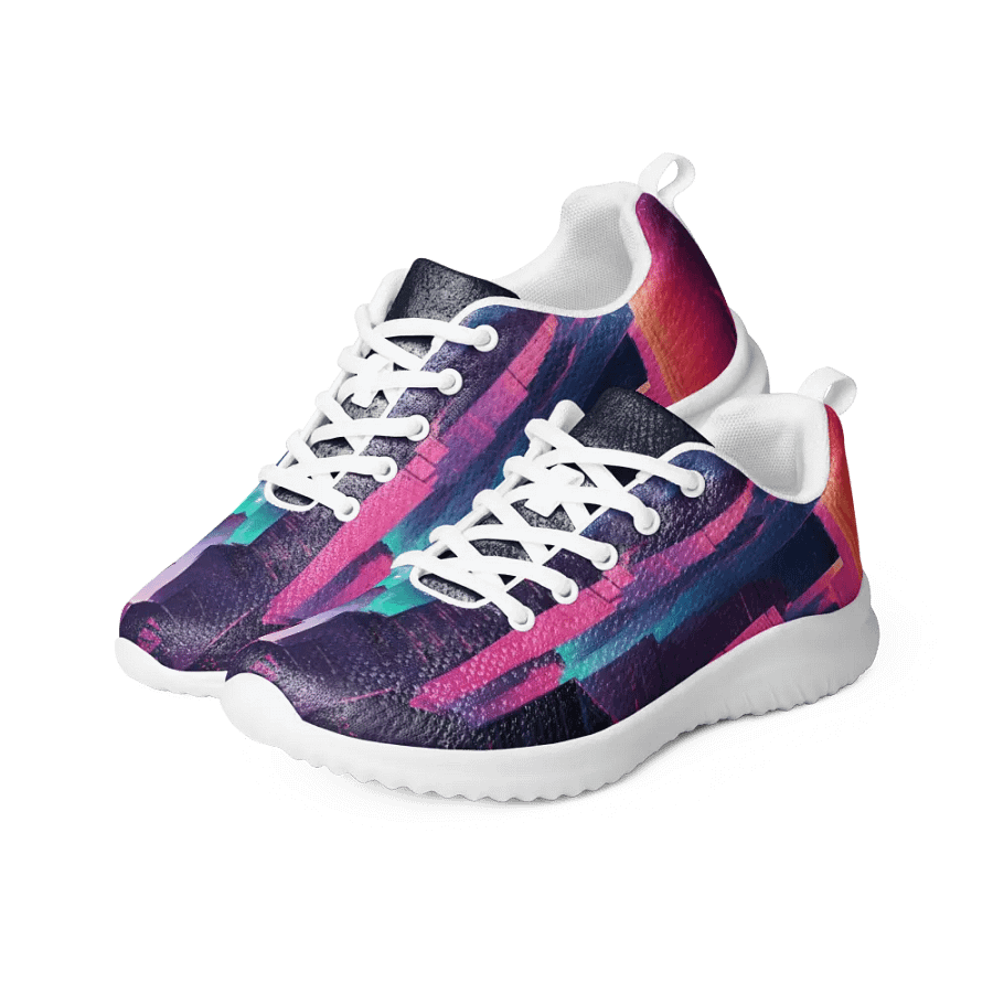Vaporwave New York City All Over Print Athletic Shoes product image (10)