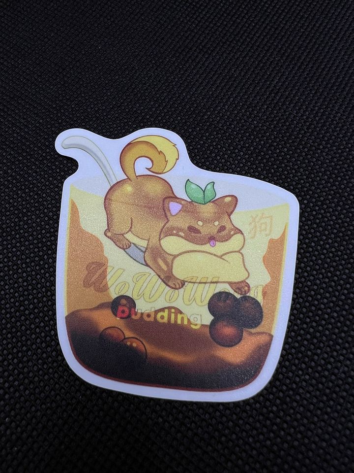 Zodiac Drinks - Pudding Dog - Sticker product image (1)