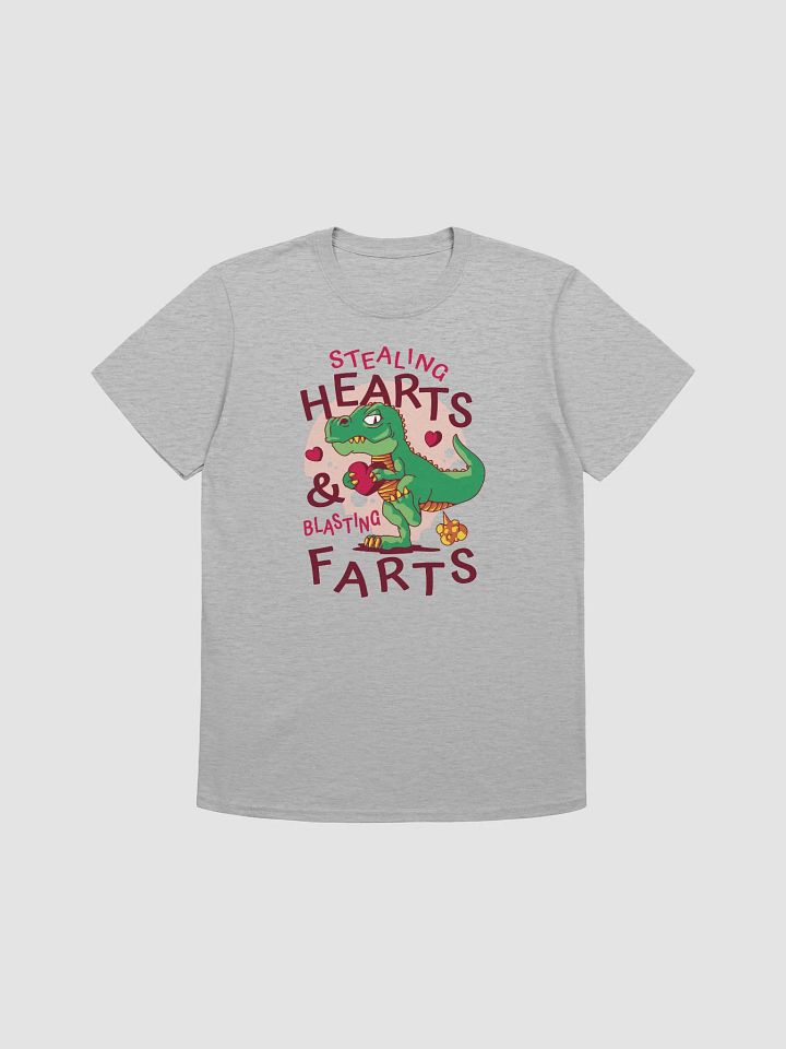 Mischievous Dino Heart Stealer T-Shirt product image (2)