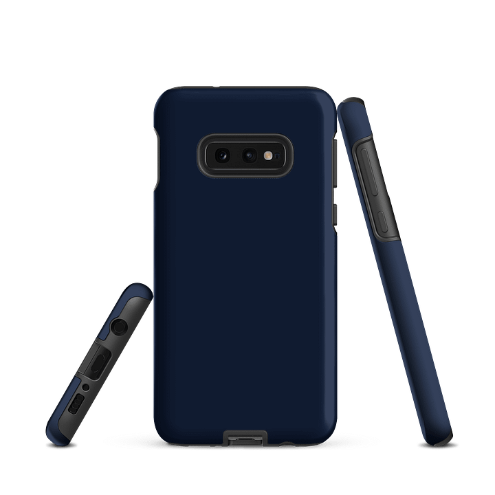Navy Blue Solid Colour Samsung® Matte Tough Case product image (1)