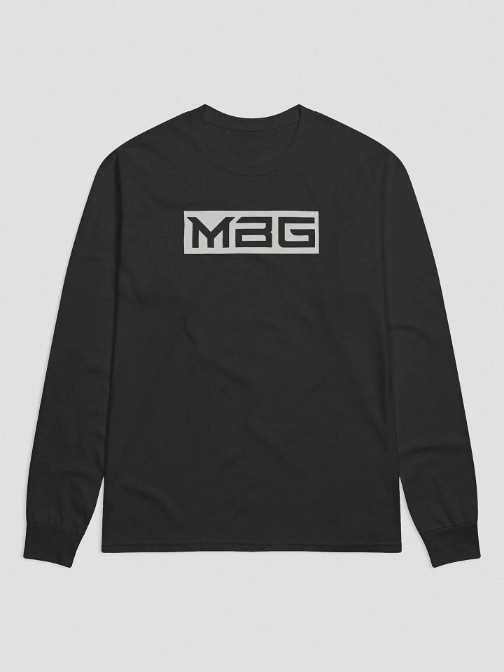 White MBG logo Champion brand Long Sleeve T product image (1)