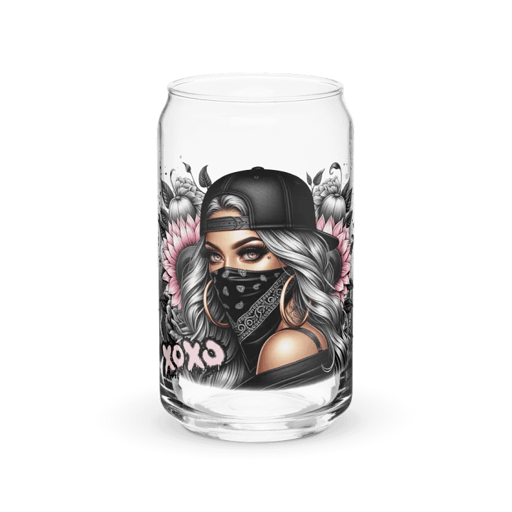 Floral XOXO Glass Tumbler product image (1)
