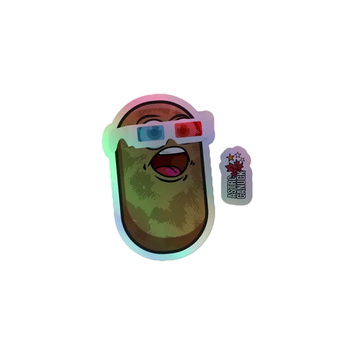 Potato 3D Eyewear -Holographic Sticker product image (1)
