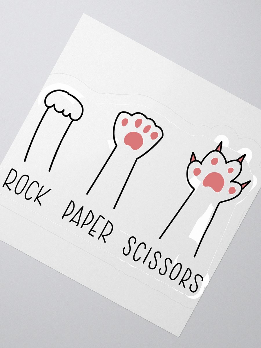 Rock Paper Scissors Sticker product image (2)
