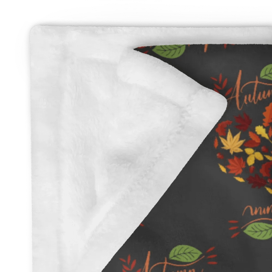 Autumn Leaf Heart Throw Blanket product image (24)