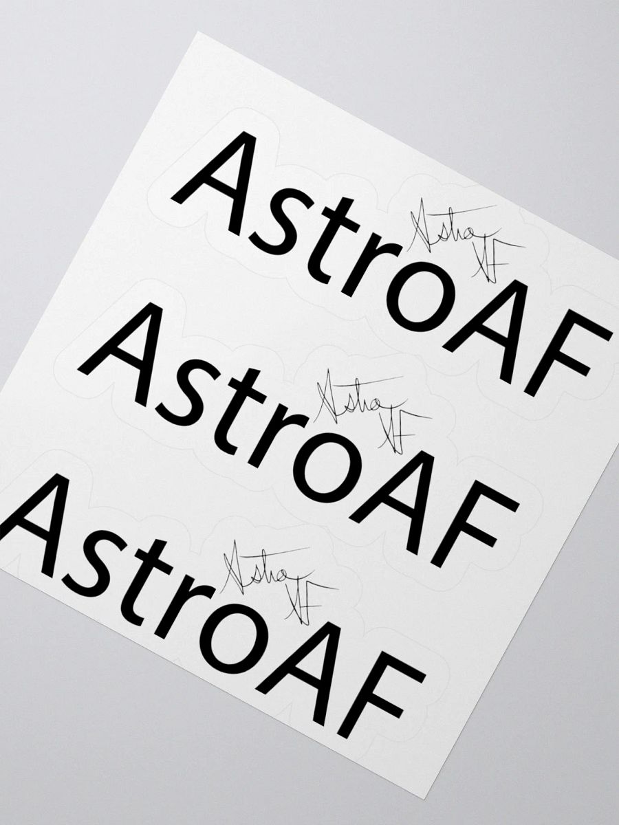 AstroAF Signature Cutouts Sticker Pack product image (6)