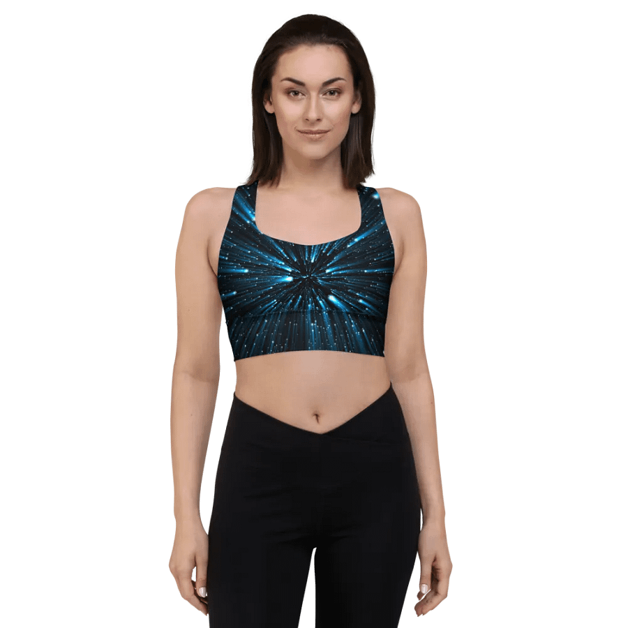 Hyperspace Journey Longline Sports Bra product image (3)