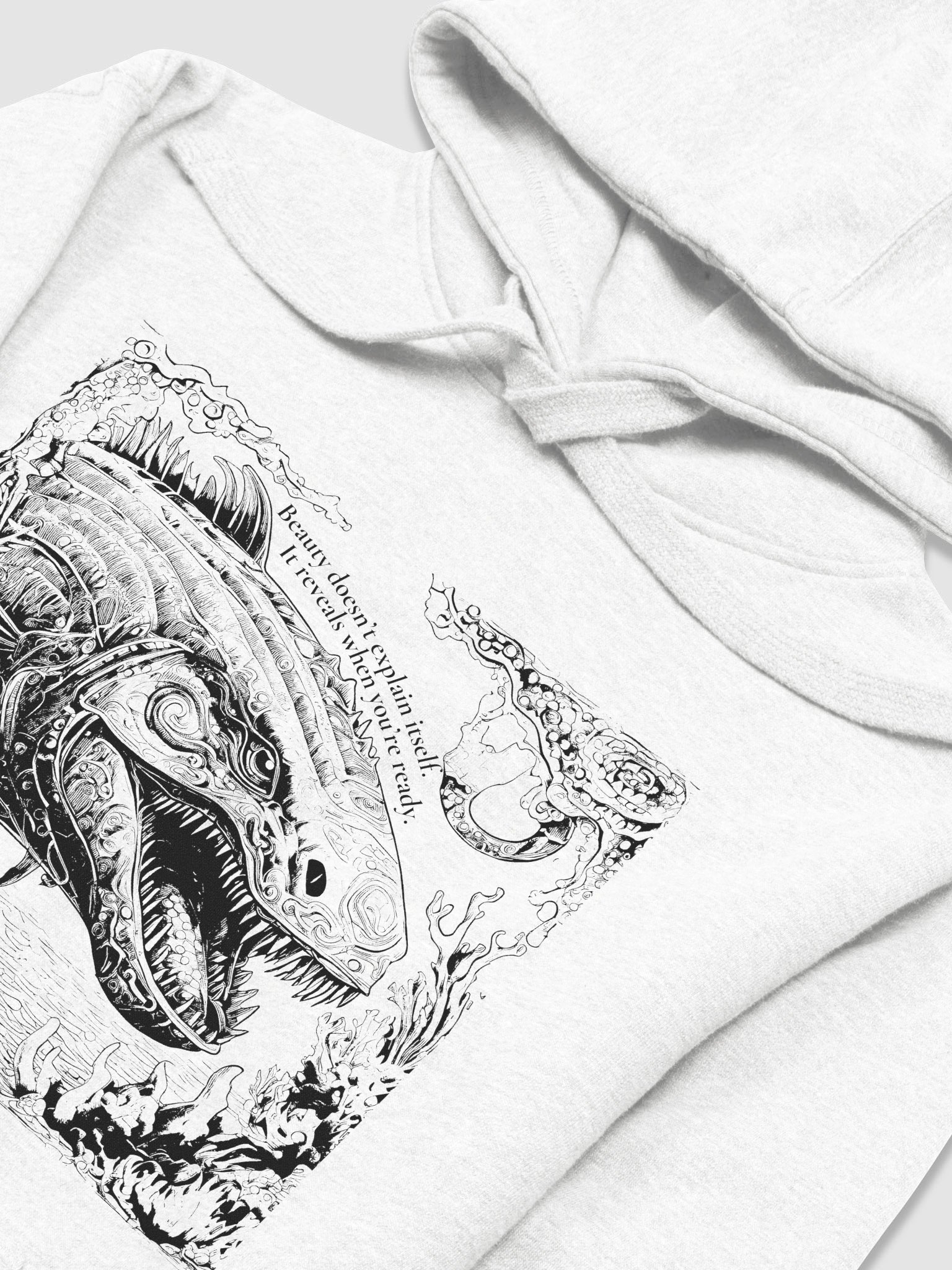 Beauty Doesn’t Explain Itself – Filigree Sea Creature Hoodie product image (3)