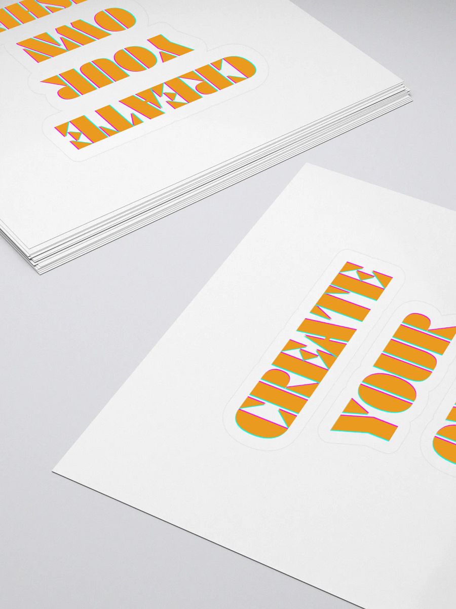 Create Your Own Sunshine Kiss Cut Stickers product image (4)