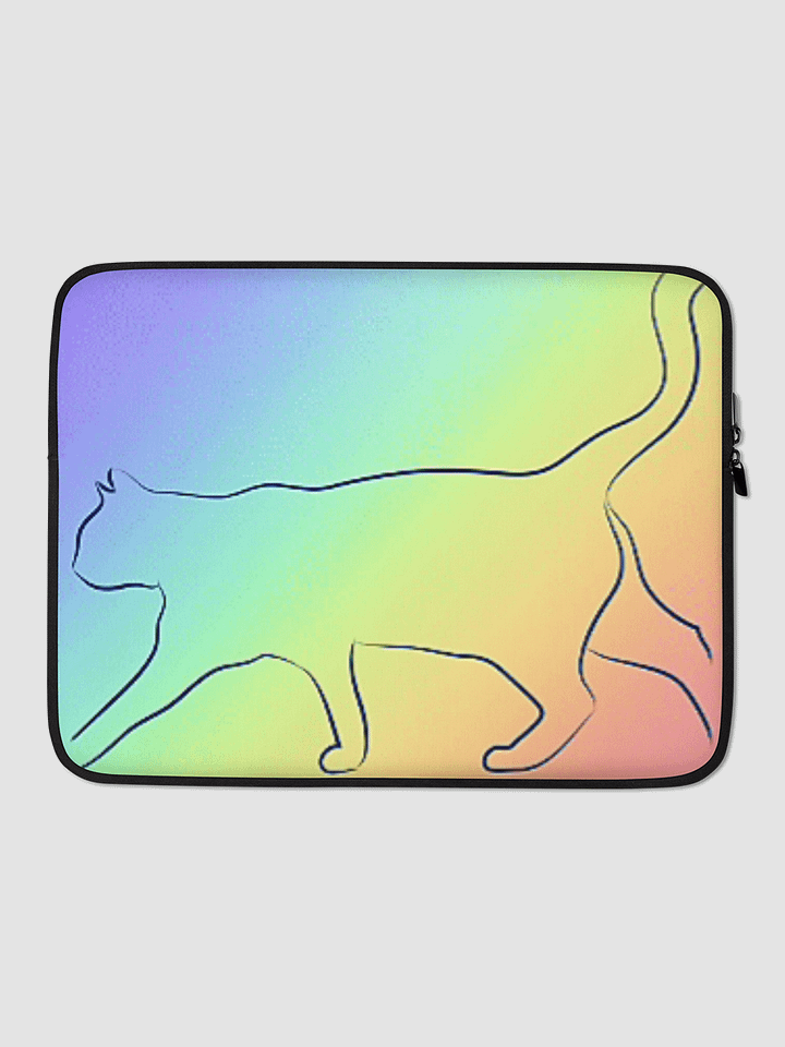 Rainbow Kitty Laptop Sleeve product image (1)