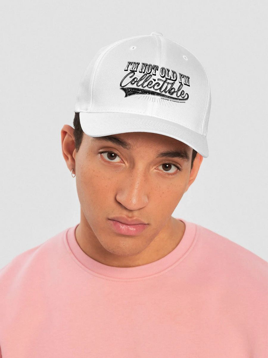 I'M NOT OLD (Embroidered Fitted Cap - White) product image (5)
