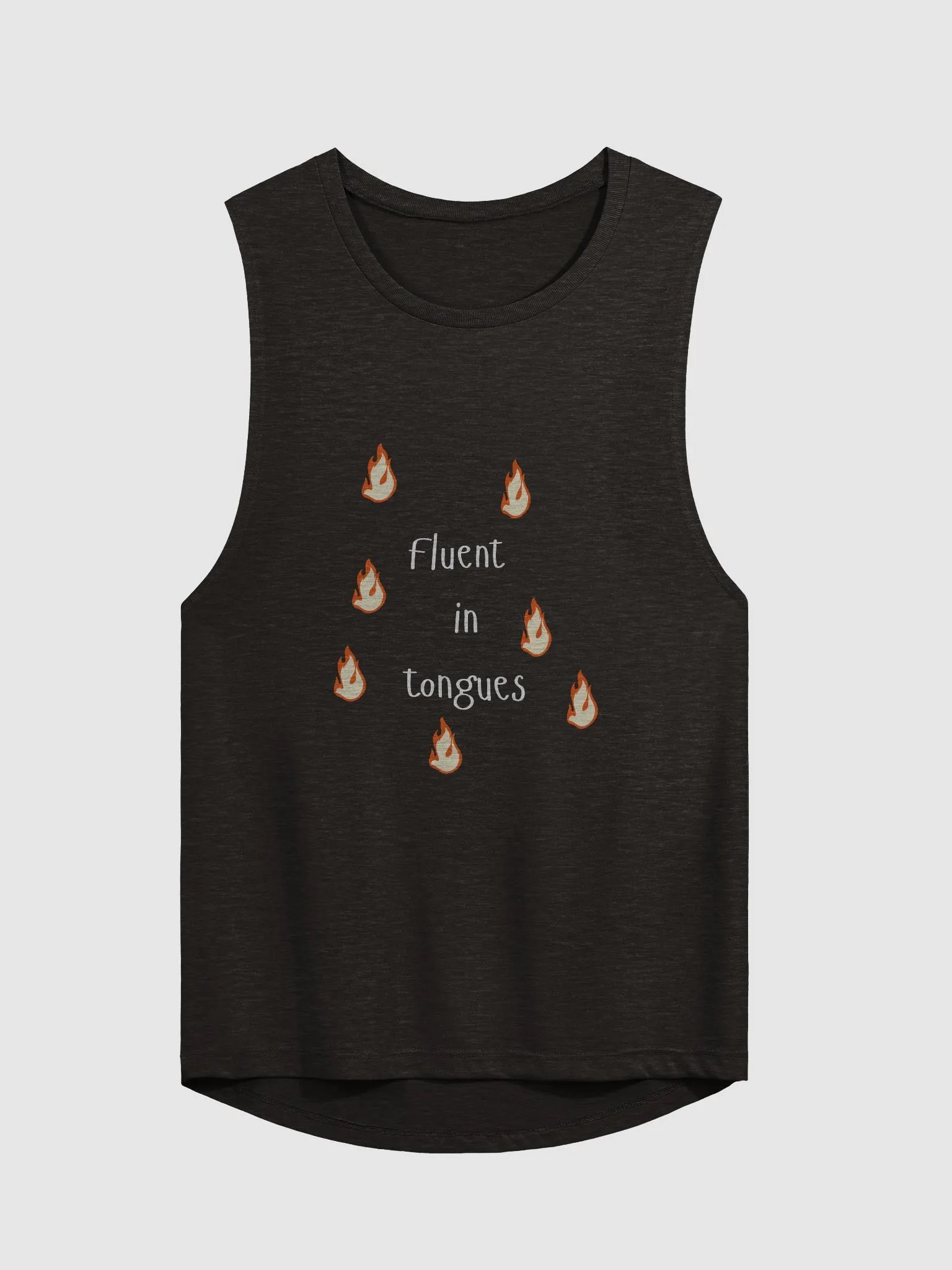 Fluent in Tongues Women's Flowy Muscle Tank product image (4)