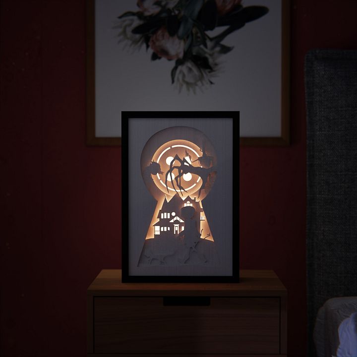Coraline Lightbox template - PDF PNG SVG DXF + Video product image (2)