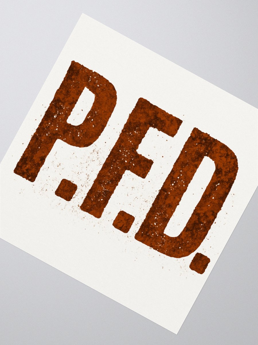 P.F.D. Logo Sticker product image (3)