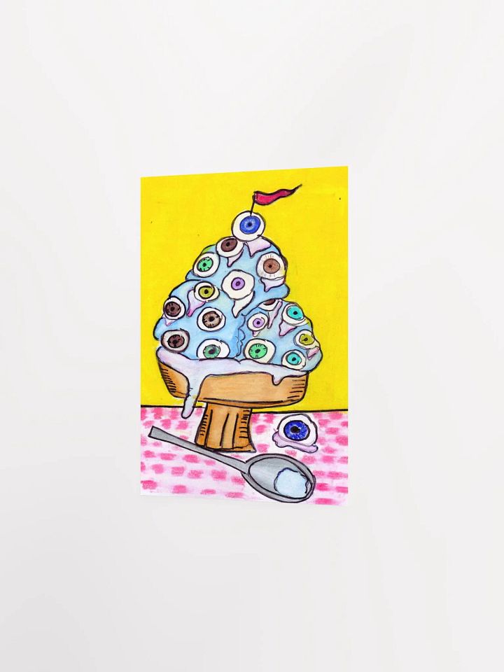 Eyeball Ice Cream Print product image (2)