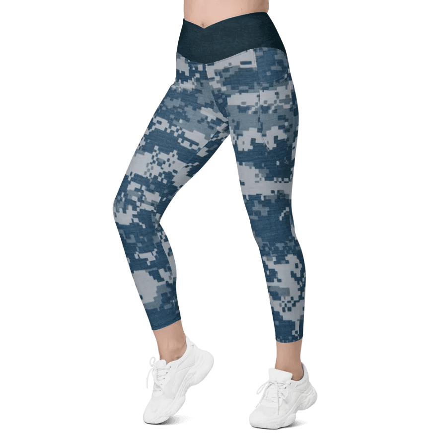 U.S. Navy Camouflage Crossover Leggings product image (5)