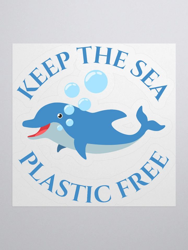 Smiling Dolphin Vinyl Stickers product image (2)