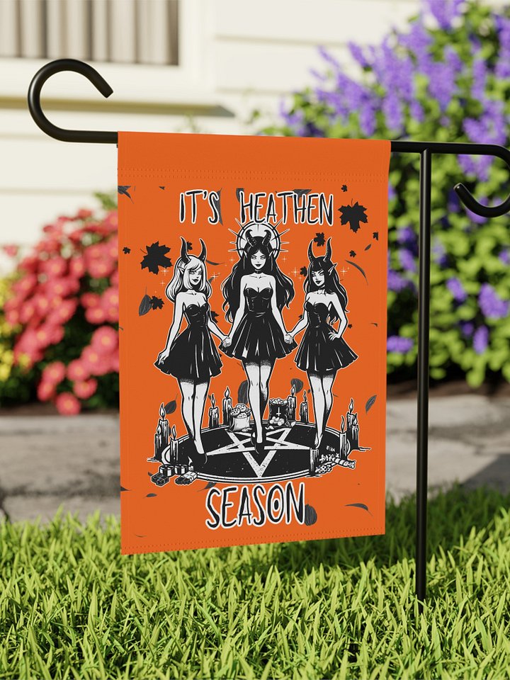 Halloween Edition - Heathen Season Yard Flag product image (2)