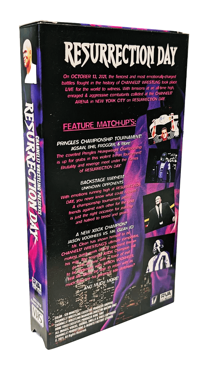 [NEW!] CHANNEL17 WRESTLING Collectible VHS Tape product image (2)