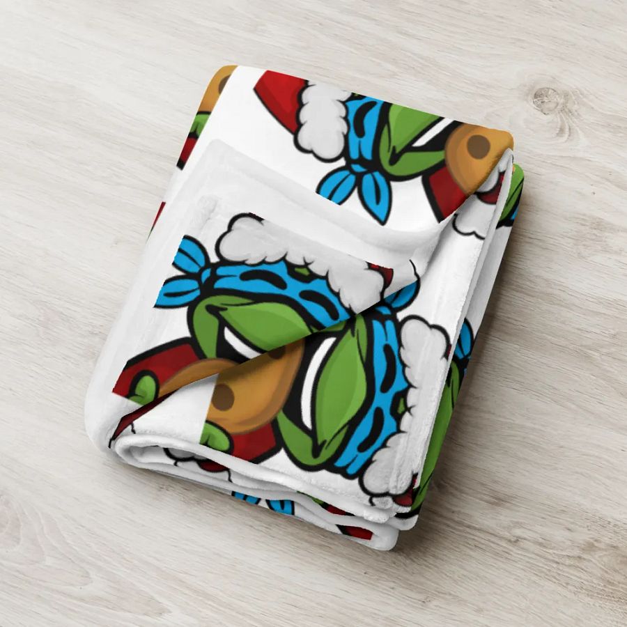 Santa Leo Throw Blanket product image (3)