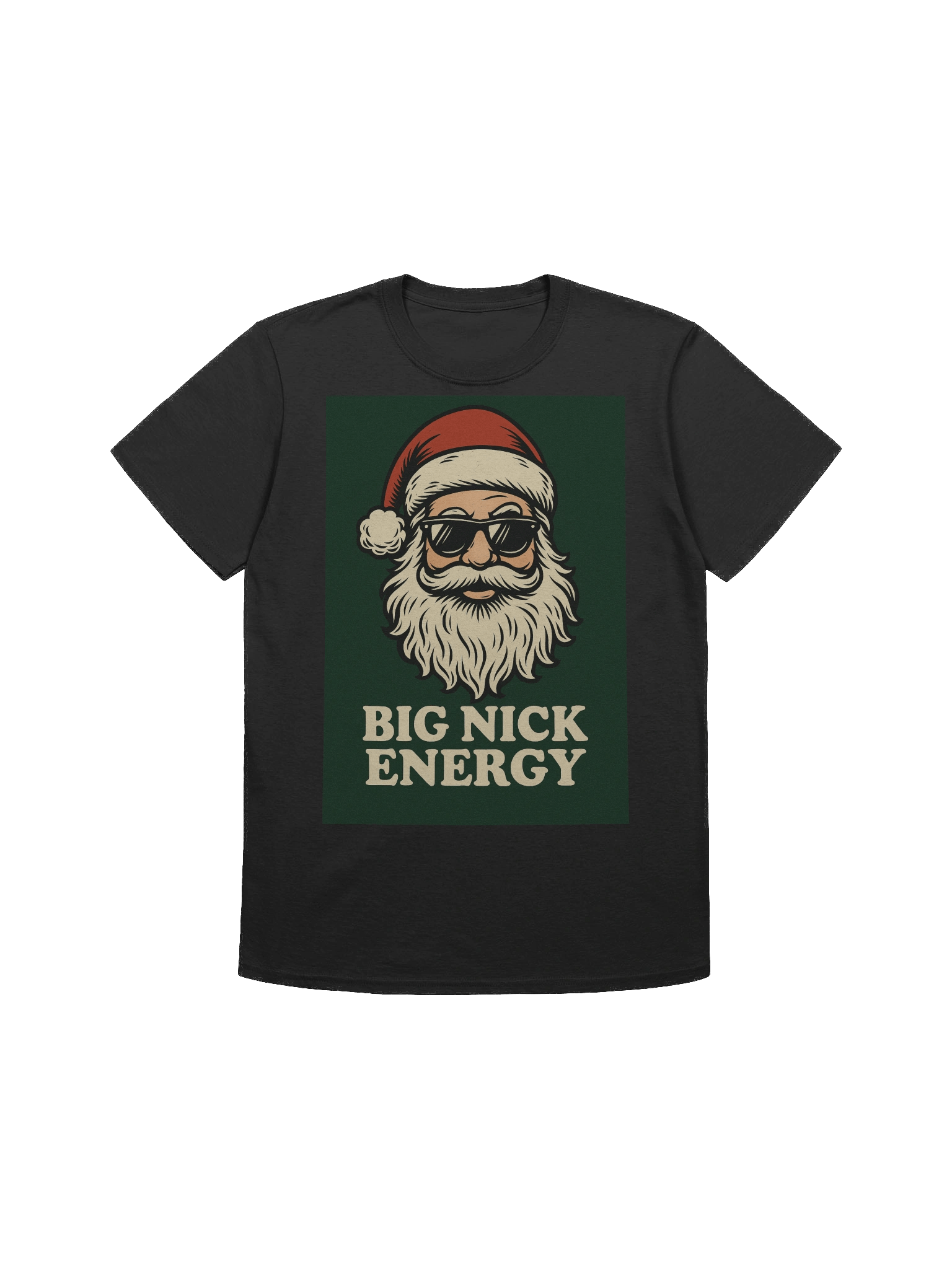 Big Nick Energy Santa Shirt | Funny Christmas Graphic Tee product image (1)