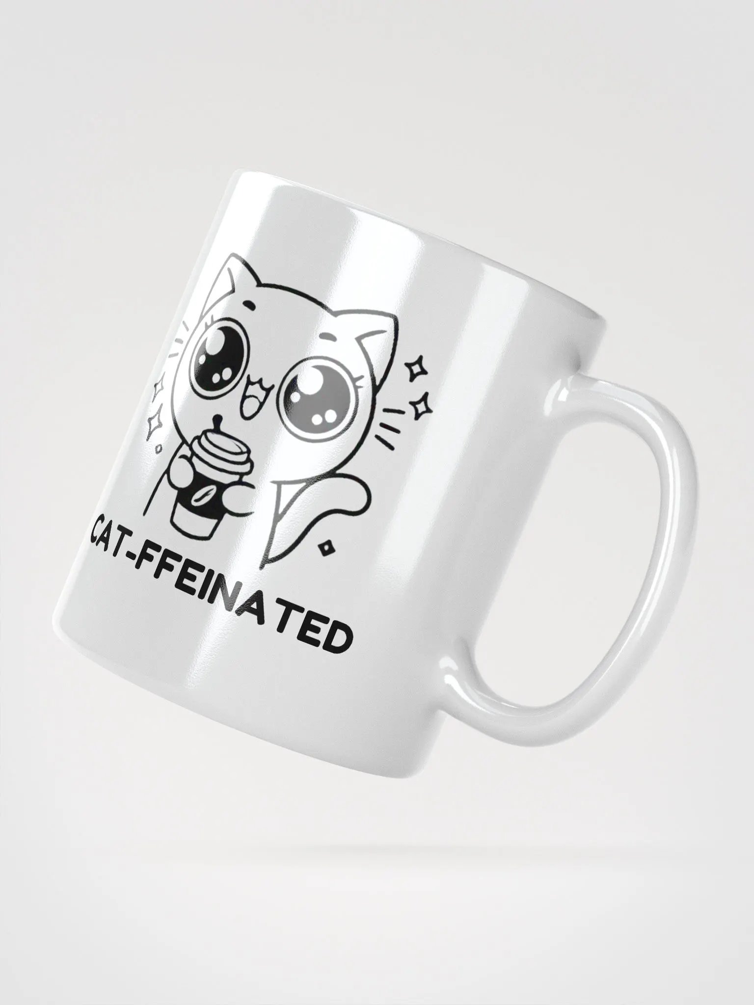 Cat-ffeinated - Coffee Mug product image (6)