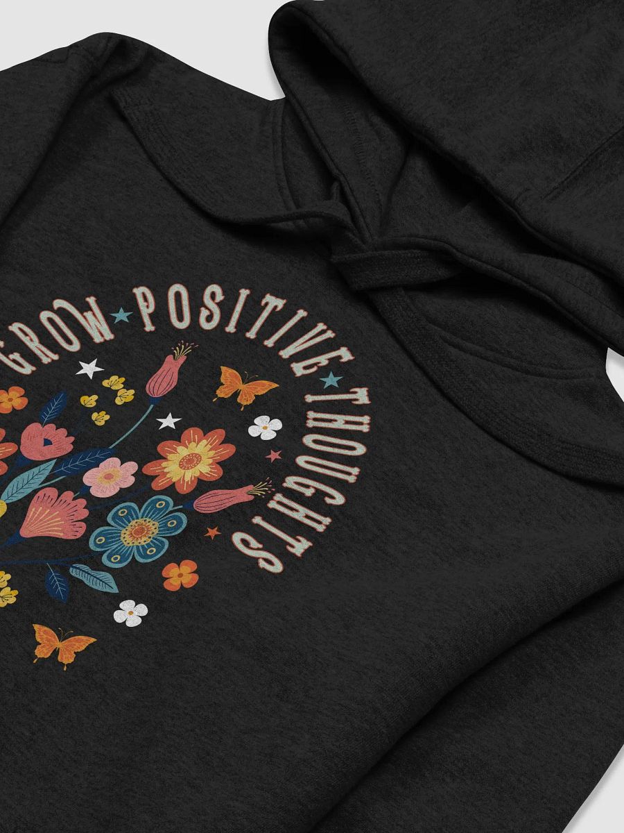 Grow Positive Thoughts Floral Hoodie product image (2)
