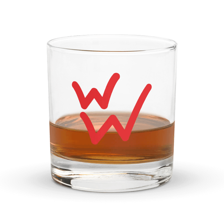 WW Rocks Glass (Red) product image (2)