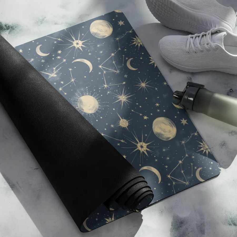Starry Night Yoga Mat by Treasure Pie product image (5)
