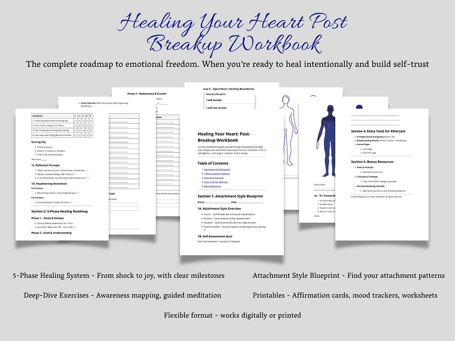 Self-Guided Healing Workbook Kit 2025 product image (5)