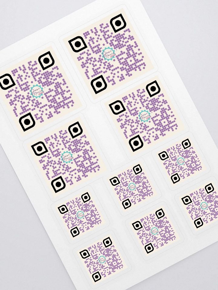 The QR Code Sticker Sheet product image (1)