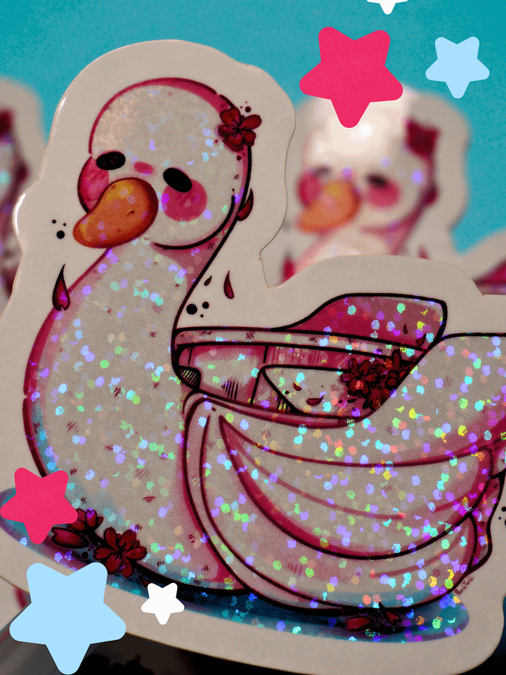Sakura Swan 🦢🌸 (Glitter) product image (2)