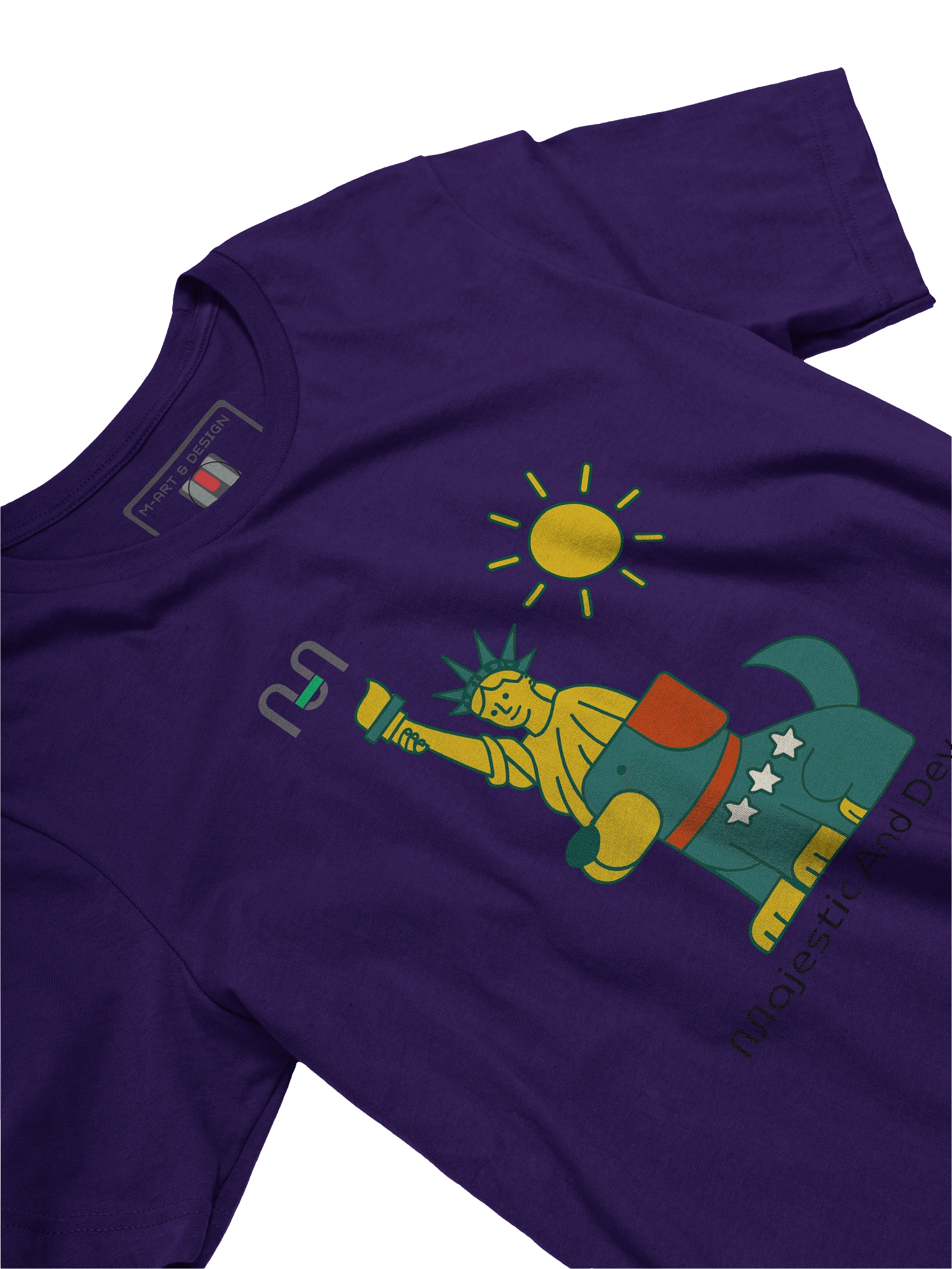 Star Spangled Pup – Patriotic Pooch Tee – M Style - M-Art & Design product image (2)