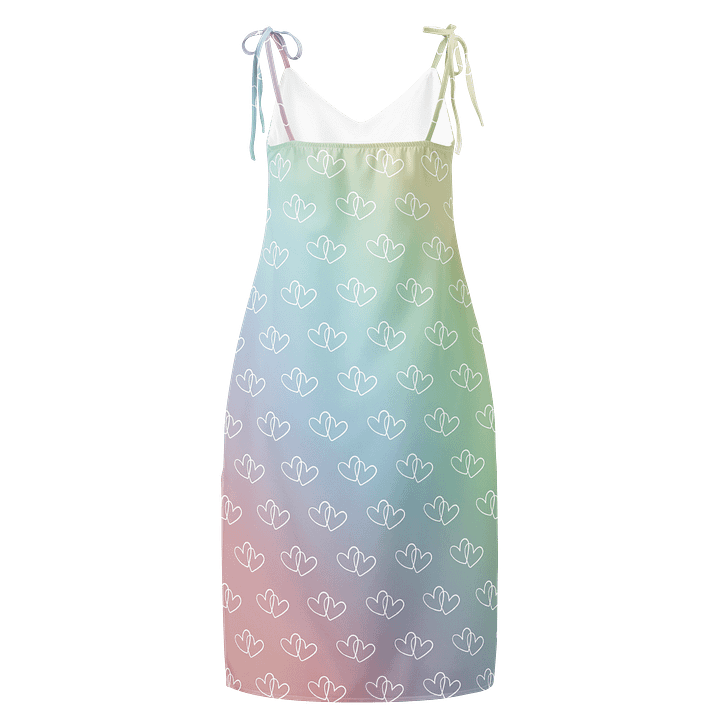Rainbow Heart Slit Dress product image (2)