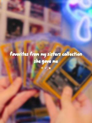 My oldest sister is the best🥹 She gave me her entire Pokemon collection from when she was younger #pokemon #pokemoncards #twitchstreamer #umbreon #charizard #pokemontiktok #foryou #fyp 