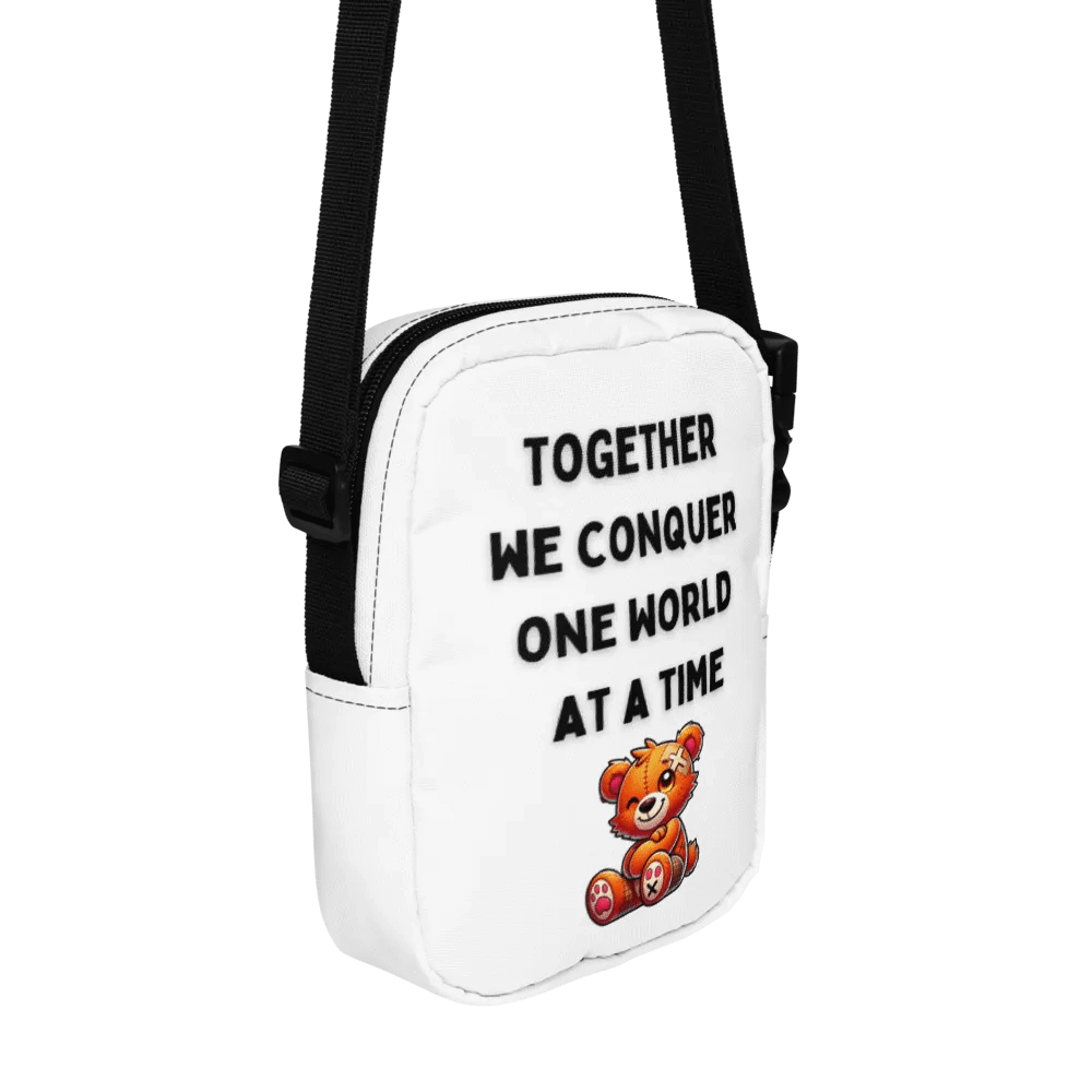 Winking Teddy All-Over Crossbody Bag product image (1)