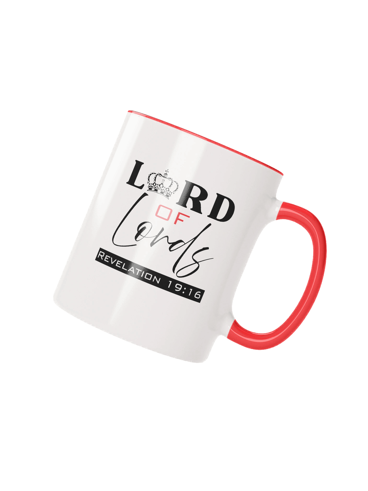 Lord of Lords Christian 11/15 oz Mug with double tone | Jesus Christ Faith Gift | Inspirational Coffee Cup for Believers product image (2)