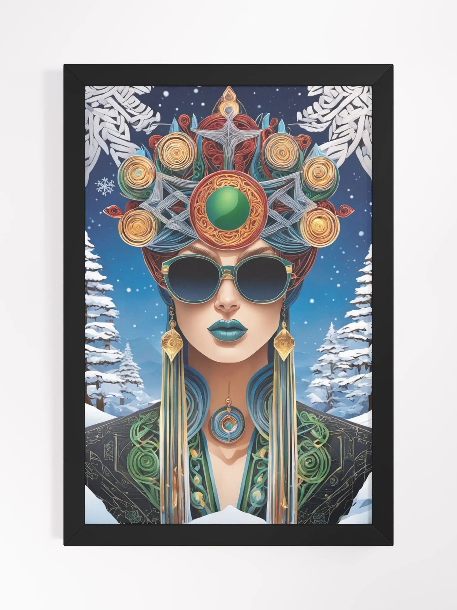 Winter Wiccan 10 - Framed Matte Poster product image (1)