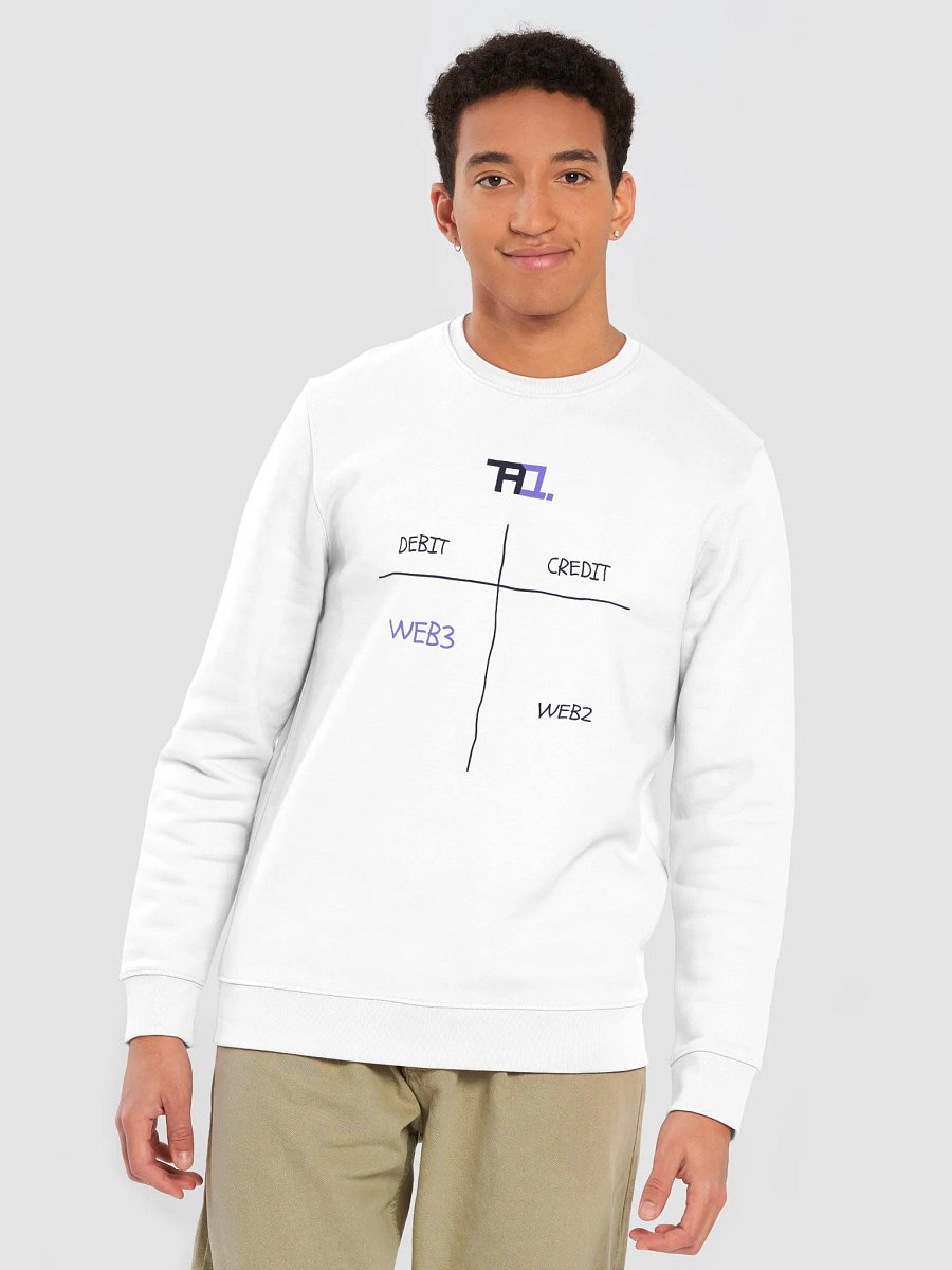 Debit Web3 | Credit Web2 Sweatshirt (Purple Edition) product image (1)