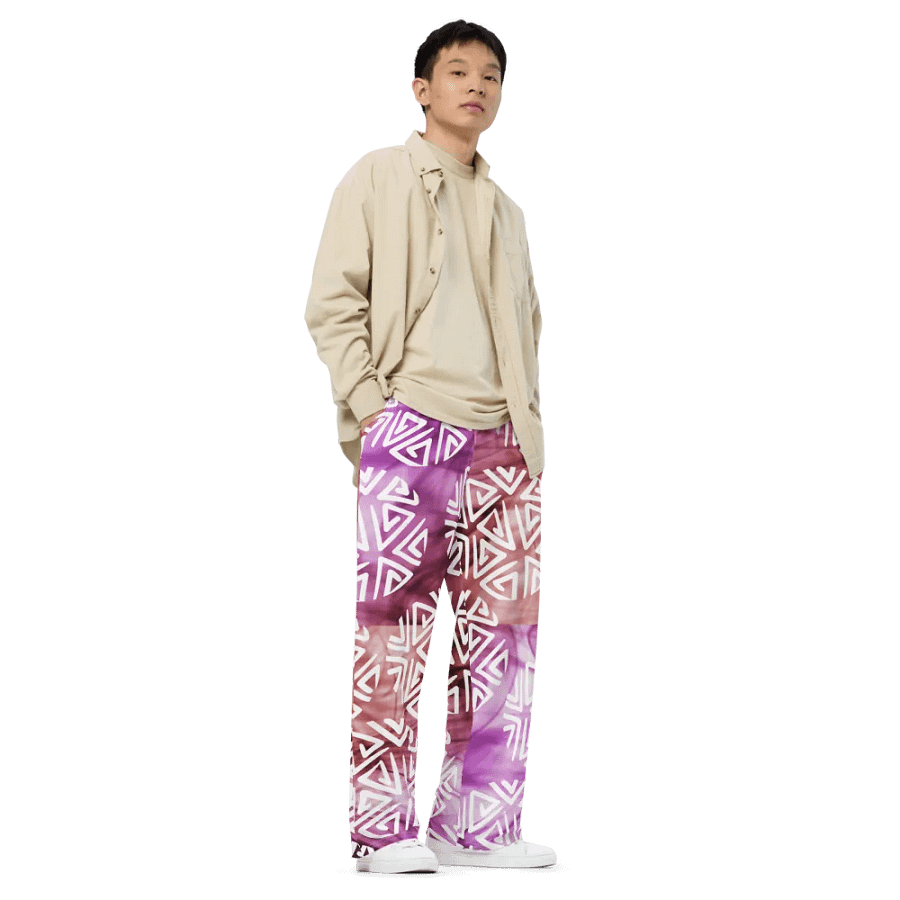 Snow ❄ Bounce By: JoBeth Print Unisex Wide-Leg Pants product image (3)