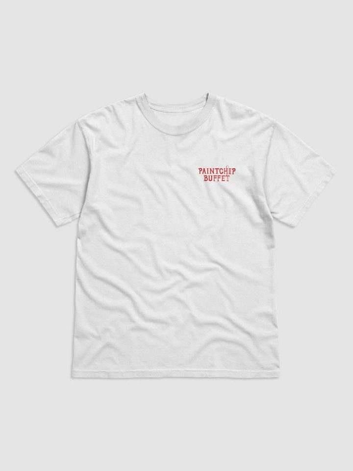 paintcultbuffet + kbthulu printed shirt (red on various) product image (4)