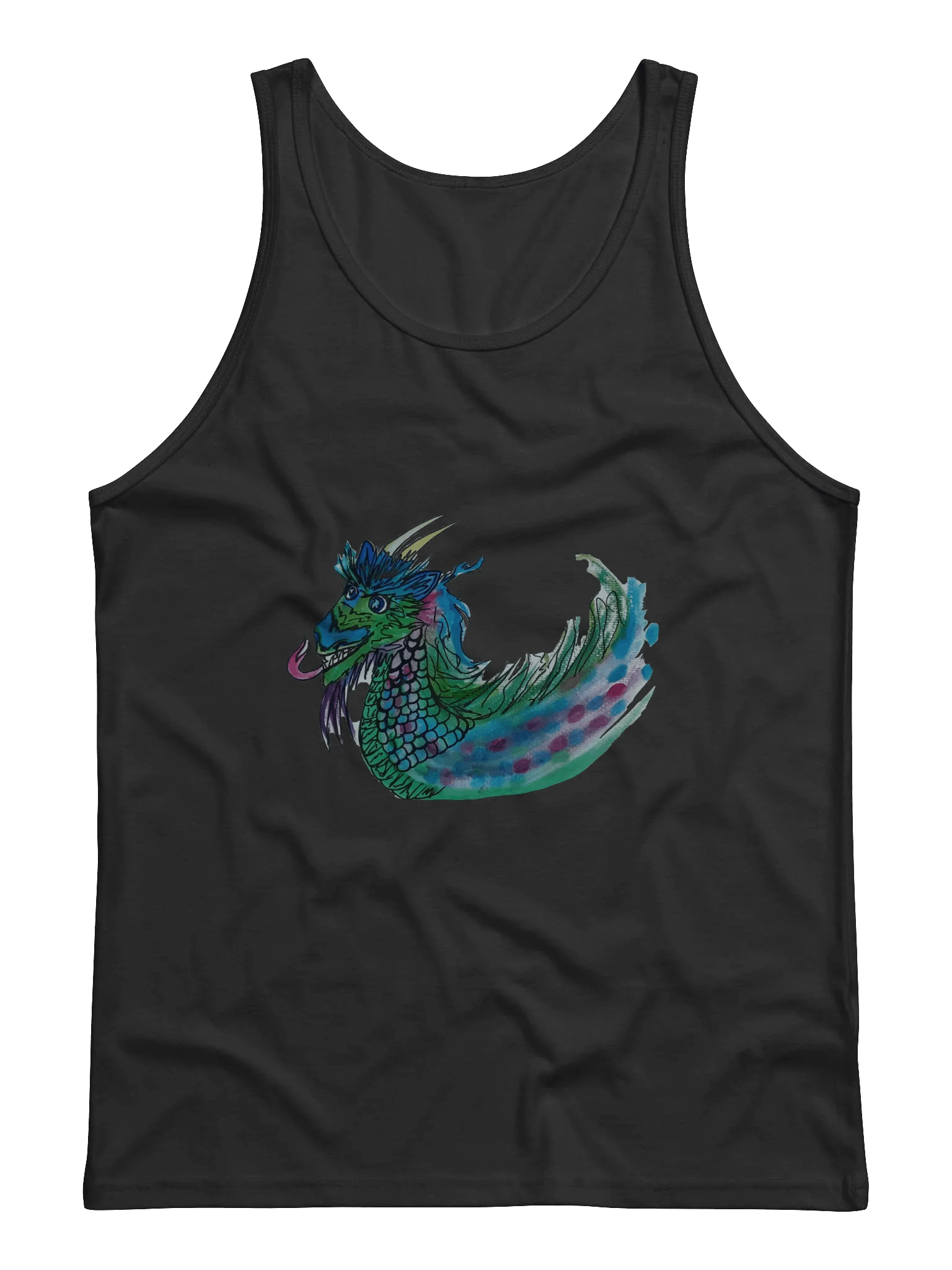 Colorful Ink Dragon Tank product image (1)