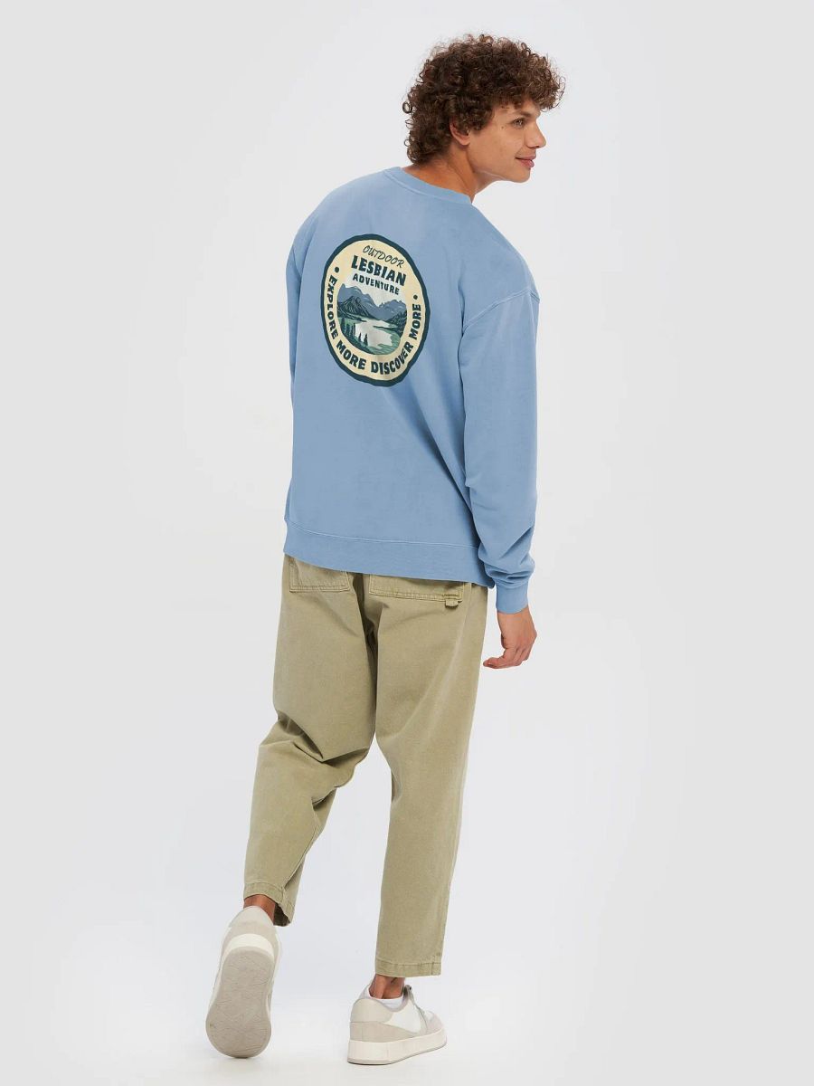 Outdoor Lesbian Adventure Badge Sweatshirt product image (46)