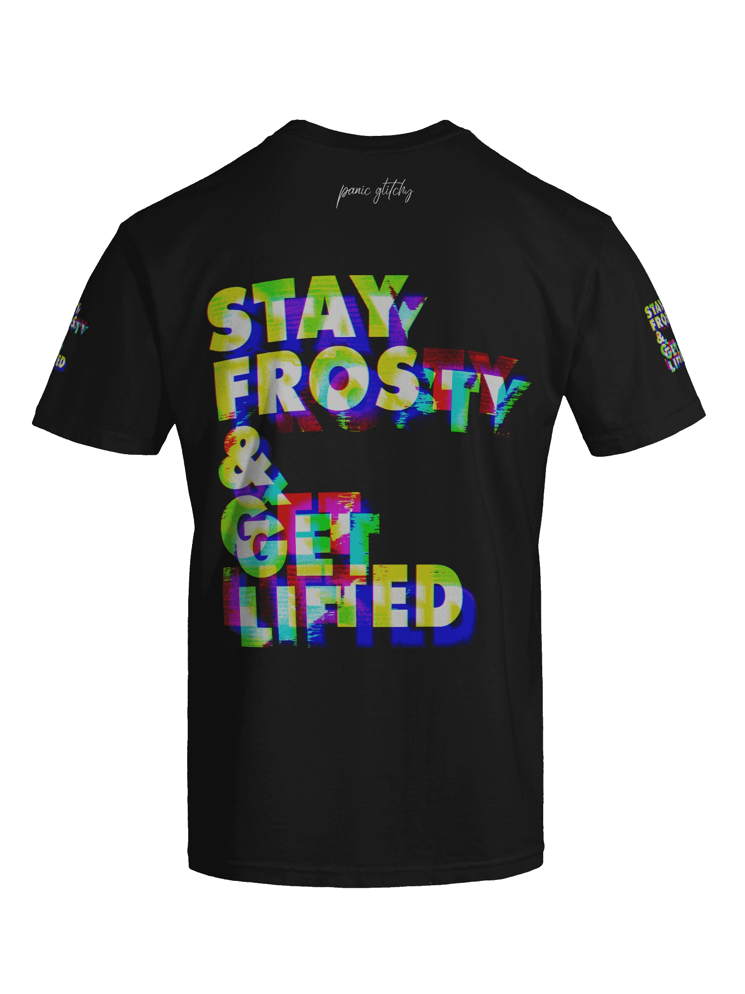 Stay Frosty & Get Lifted Anaglitched All Over product image (9)