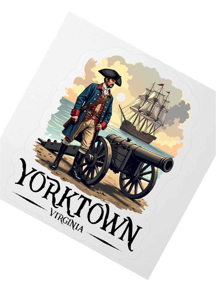 Yorktown, Virginia Colonial Soldier Sticker product image (2)