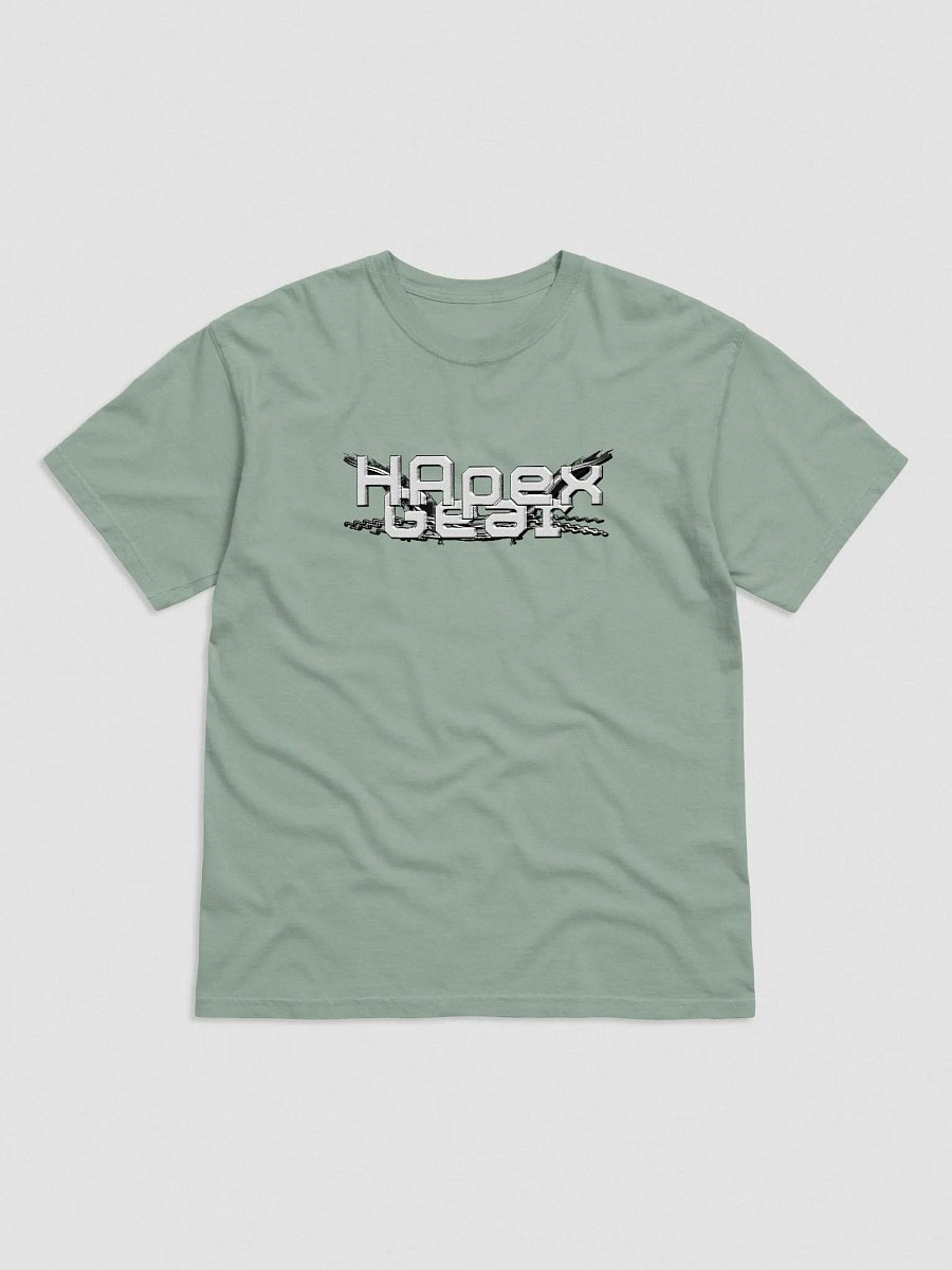 Garment-Dyed Heavyweight T-Shirt - Embroidered - White HApex Gear White Logo product image (1)