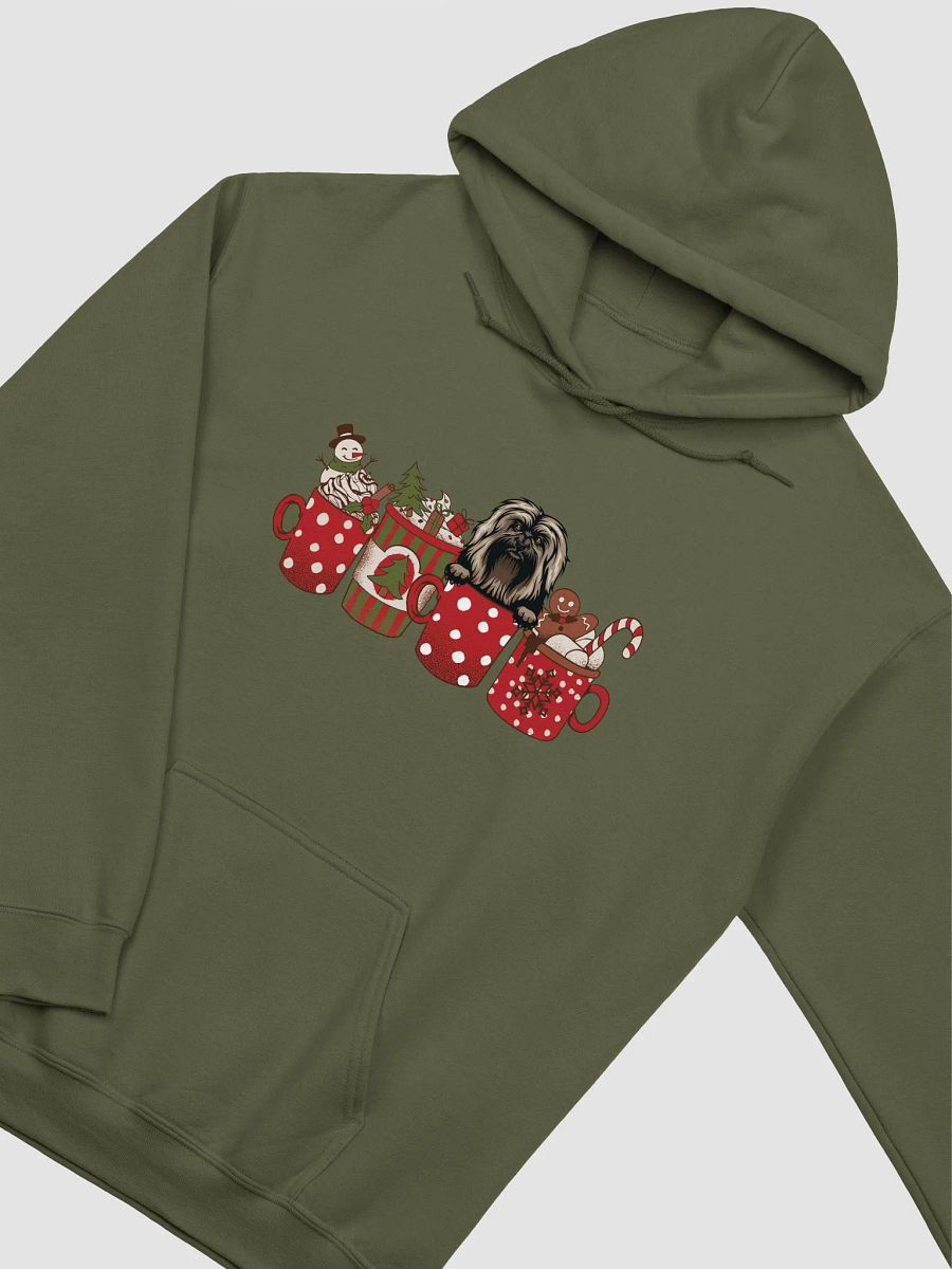 Cute Havanese in a Christmas Cup Hooded Sweatshirt | Funny Christmas Pup in a Cup product image (15)