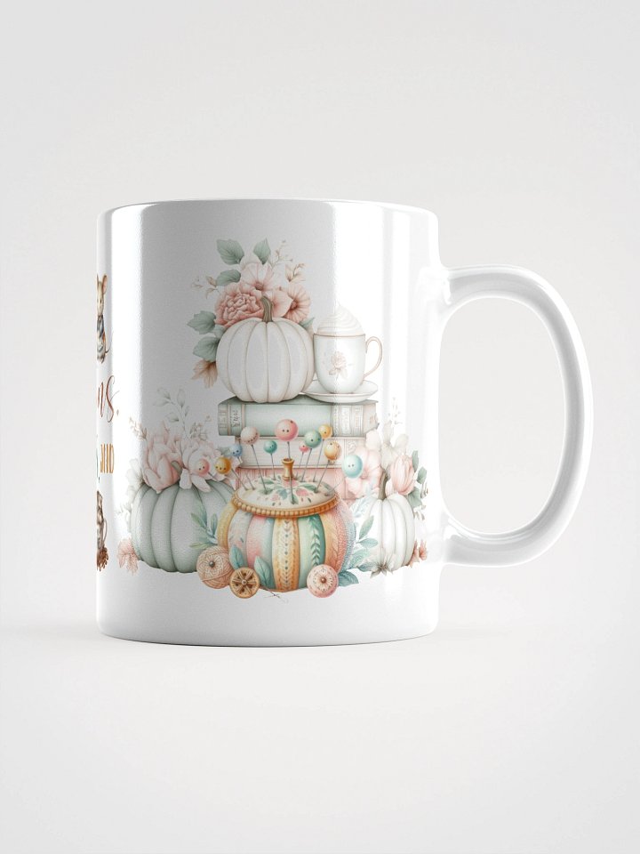 Autumnal Delights Pins Patterns Purrs Coffee Mug product image (1)