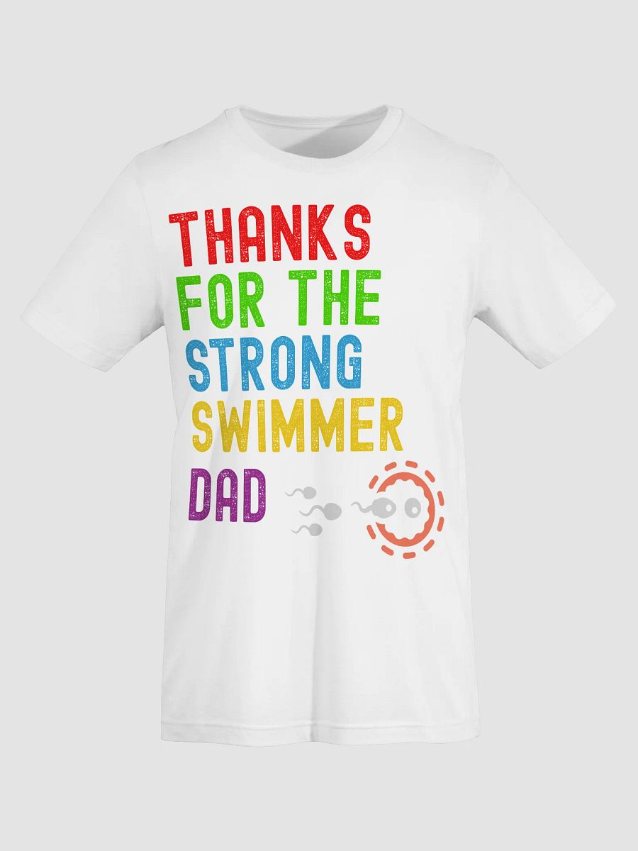 Colorful Graphic Swimmer Dad T-Shirt product image (67)