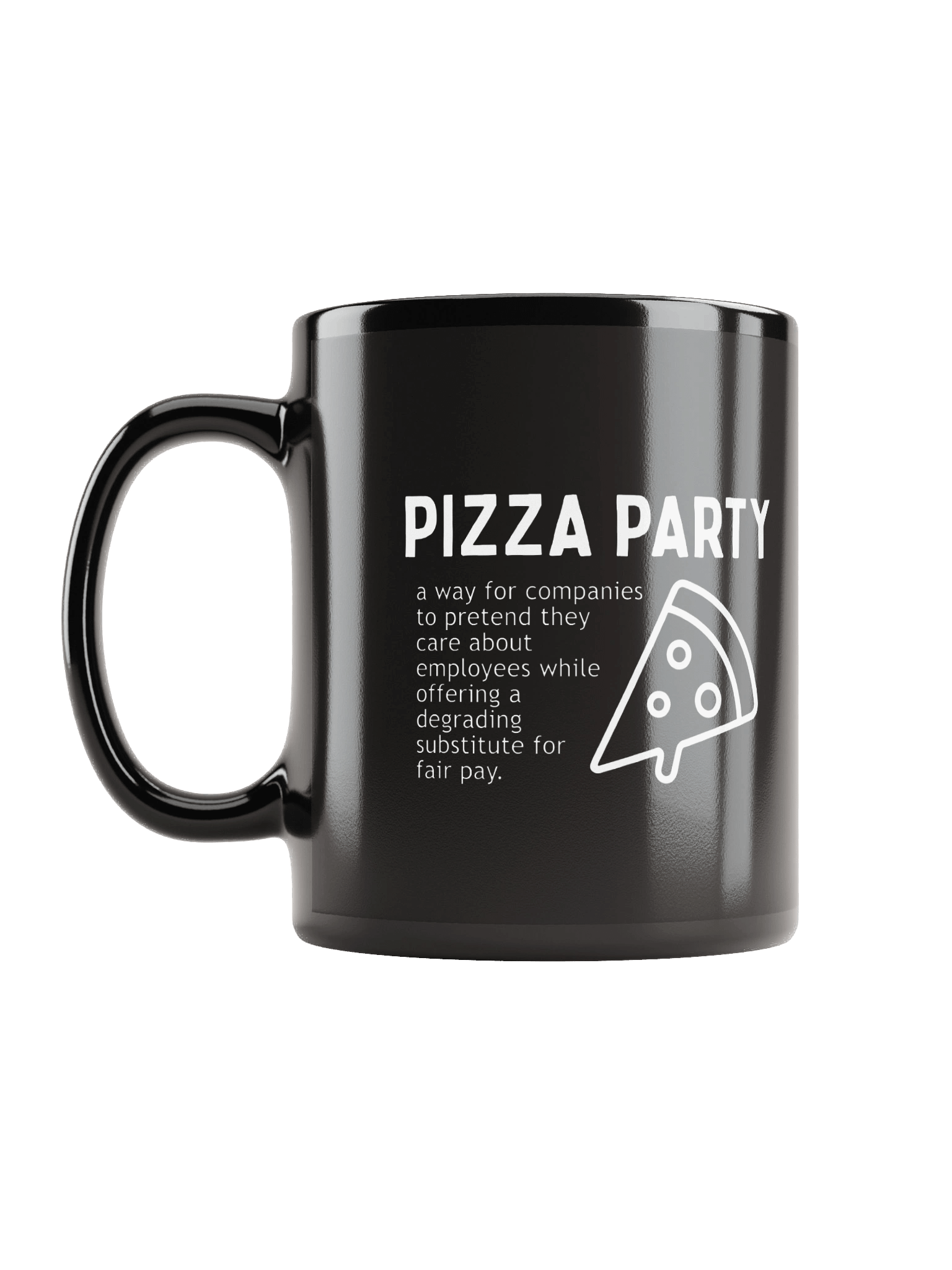Pizza Party Black Mug product image (12)